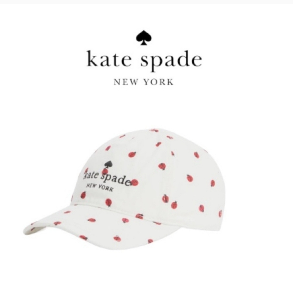 Kate Spade New York Ladybug Party Baseball Cap O/S BNWT SO RETIRED!
